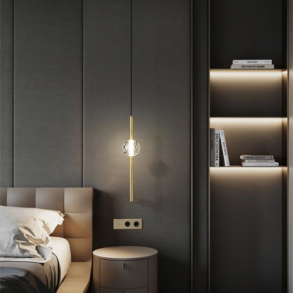 Bedroom Hanging Dining Room Crystal Pendant Light Nordic Decoration