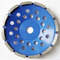 Roue à coupe de diamant en acier allié à seule rangée pour le broyage de pierre