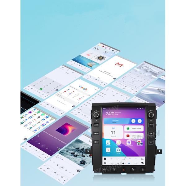 12.1 дюймовый сенсорный экран для 2016-2019 Nissan Titan GPS навигационный мультимедийный проигрыватель Android беспроводной Carplay