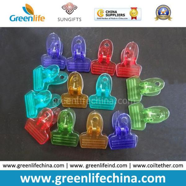 Plastic Colorful Semi-Circle/Star/Heart/Square Office Paper Clips