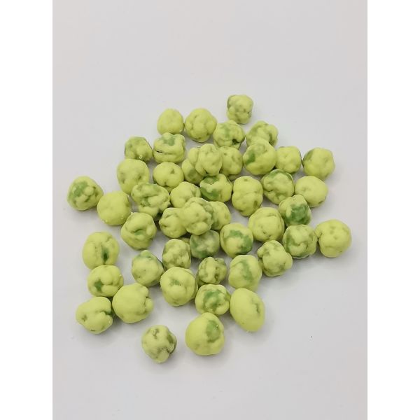 Gently Baked Wasabi Green Peas Long Shelf Life HACCP BRC KOSHER HALAL Certified Crispy Spicy Savory Soya Legume Snack Bar Travel Wholesale For Supermarket Importers
