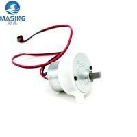 RF300 12 volts moteur à engrenages à courant continu lampe de bureau tournante avec boîte de vitesses en plastique à aimant permanent