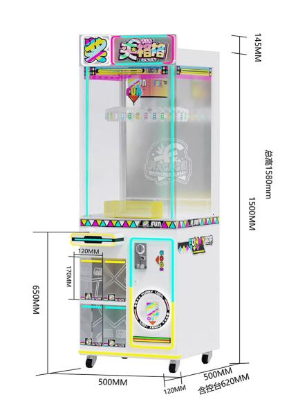 Dreamland 28 Clips Coin Operated Win Clip Machine Mini Prize Gift Vending Game Machine for Arcade Retail Store