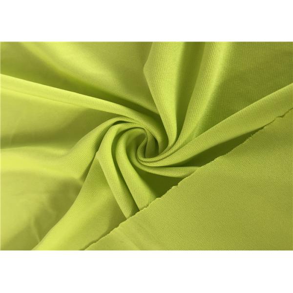160cm 100% Polyester Weft Knit Fabric Coolmax Dry Fit Double Pique For Sportswear