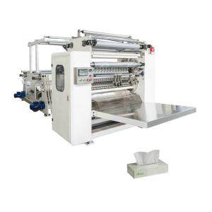 Multi Line Facial Tissue V Fold Tissue Folding Machine High Efficiency 400-600