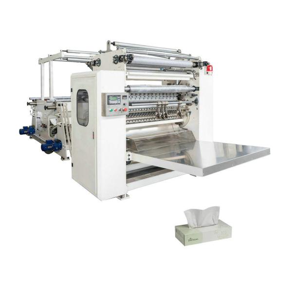 Multi Line Facial Tissue V Fold Tissue Folding Machine High Efficiency 400-600/Sheets/Min/Line