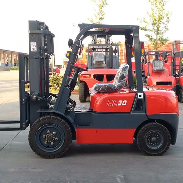 3000kg FD30 3 Ton Diesel Forklift Cummins EPA Forklift Truck Counterbalance