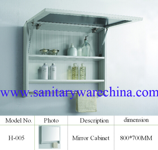 Aluminum Mirror Cabinet /Home Decoration Furniture H-005 800x700