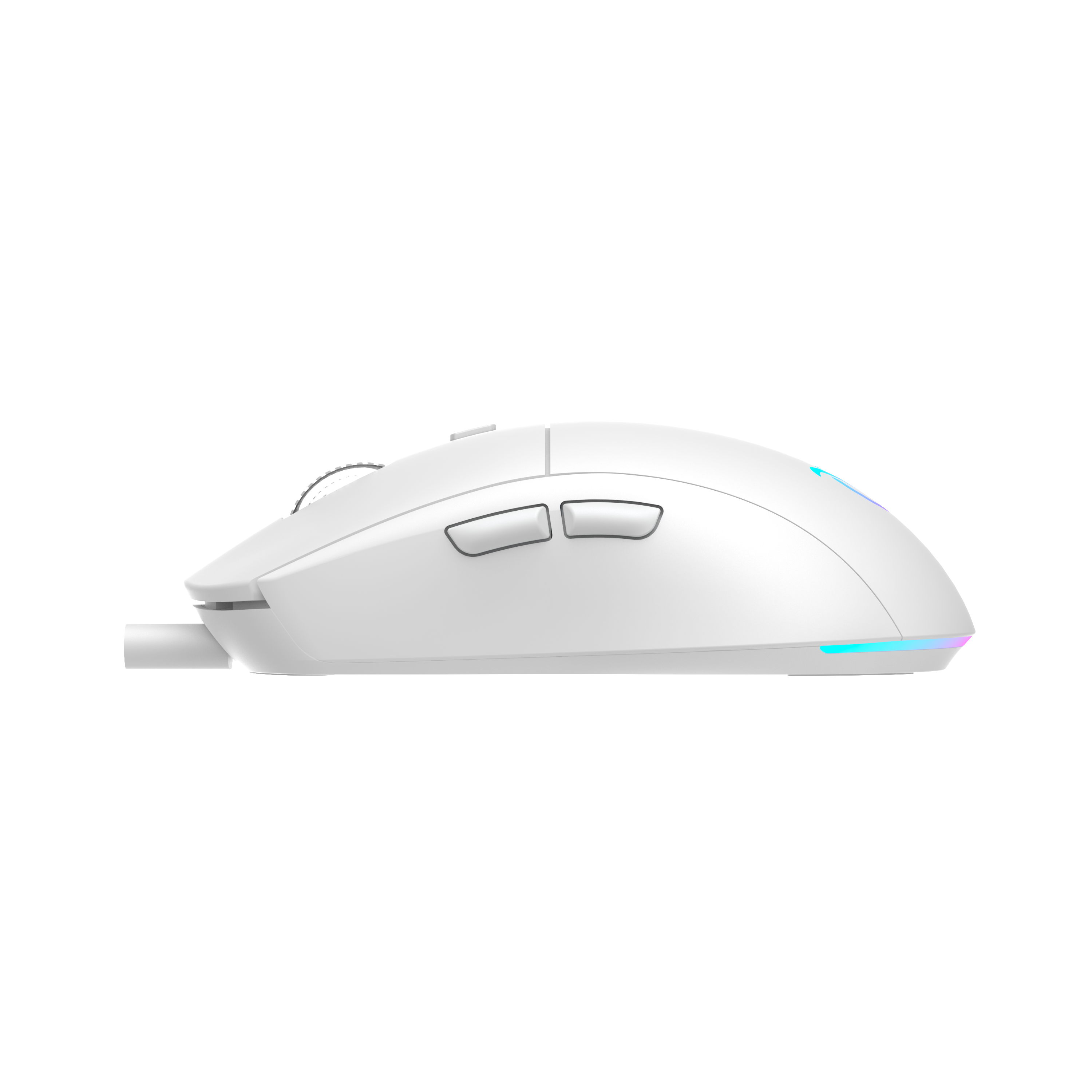 6 Keys Ergonomic Wireless Mouse QX3218 Chip 5 Speed Adjustable DPI Non-illuminated & Breathing Light Optional