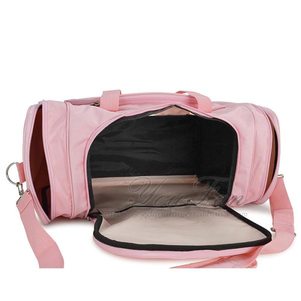 Premium Women'S Sports Duffle Bag Pink Color With Detachable Shoulder Strap