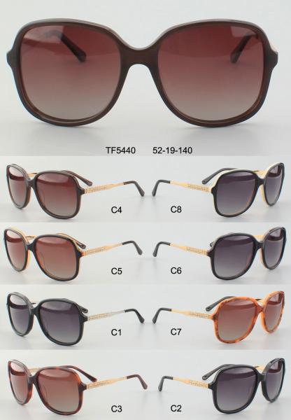 Fashion Polarized Lens Female Casual Acetate Frame Sunglasses