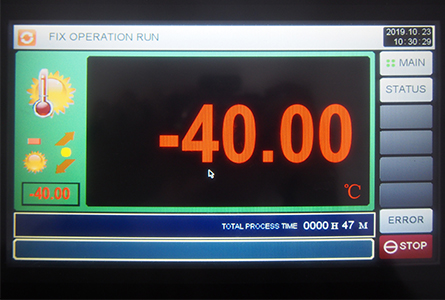 -70 Degree Stability Temperature Psychrometric Chamber R404A Refrigerant