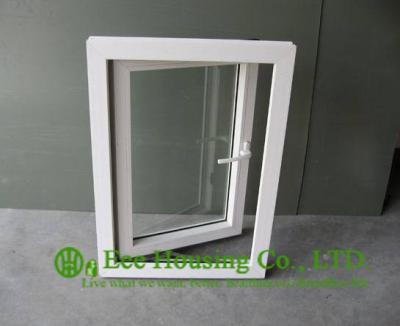 Single Tempered and Clear Glass UPVC Casement Windows, Single Unit With Mosquito Screen