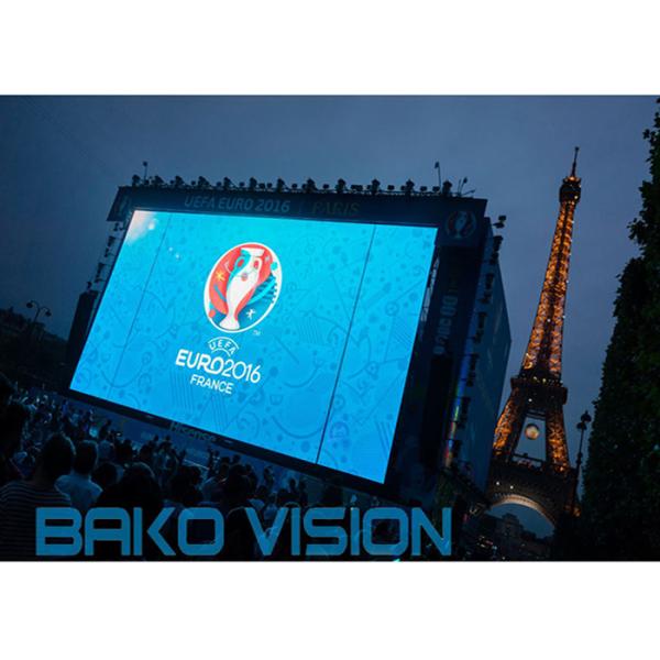 P5 Outdoor Fixed Led Display Billboard Front Access Curved Design IP65 Waterproof