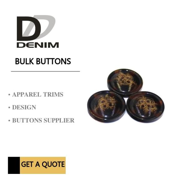 Trim & Polyester Large Coat Buttons , Sourcing Unique Buttons For Clothing