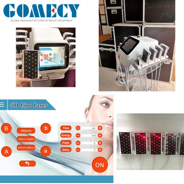 Máquina 5D de Lipólise Laser para Emagrecer, Máquina Anti-Cellulite para Emagrecer