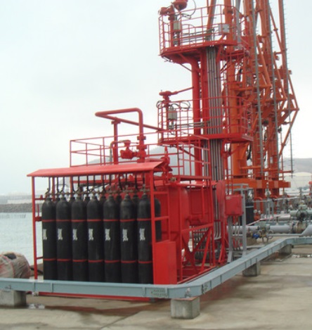 Защиты от огня сухое систем порошка пожаротушение стали углерода 15МПа