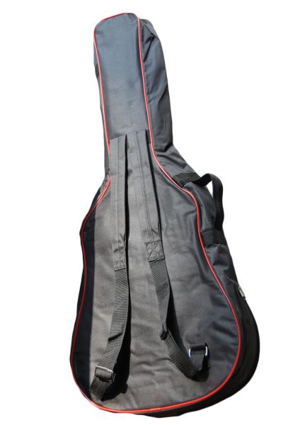 Black Oxford Fabric Plastic Cord Edge White Silk - screen Double Straps Guitar Musical Instrument Cases