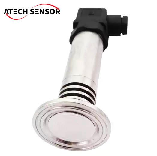 Gas Liquid Flush Diaphragm Pressure Sensor 4 - 20mA Absolute Pressure Transmitter