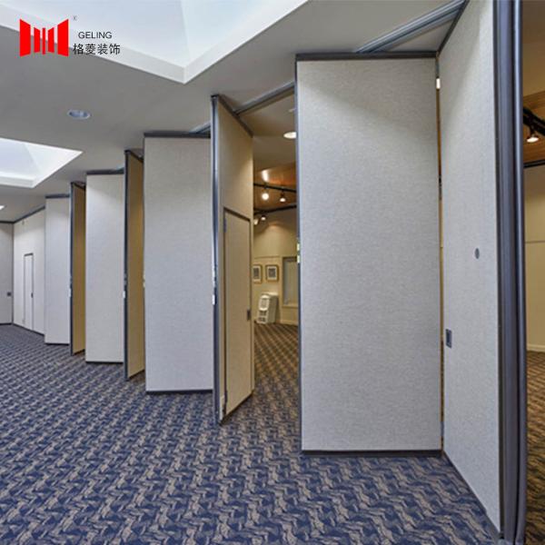ODM White Fabric Acoustic Sliding Wall Divider Movable Partition Wall