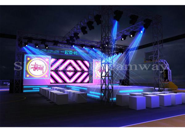 4mm Pixel Pitch Outdoor Advertising Led Screens Stage Background Waterproof Panel