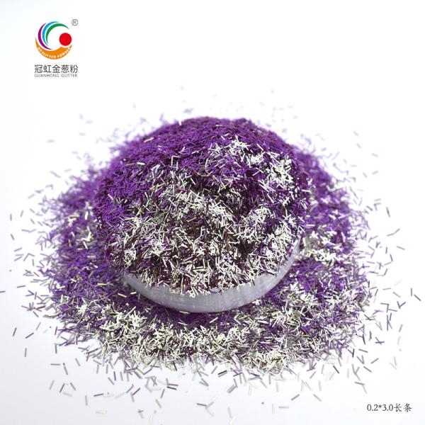 Nail Art Chameleon Glitter Powder Loose Sparkles Purple White Gold For Hand Cardstock Printing