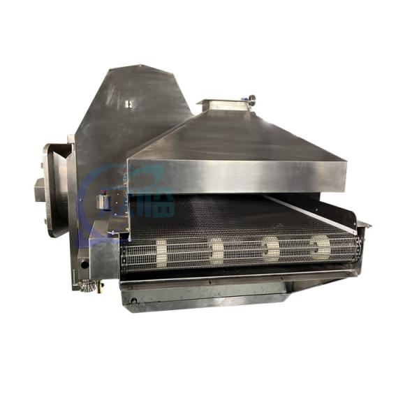 500-700KG/H Cocinadora automática de gambas, máquina de cocción estable de túnel de sushi