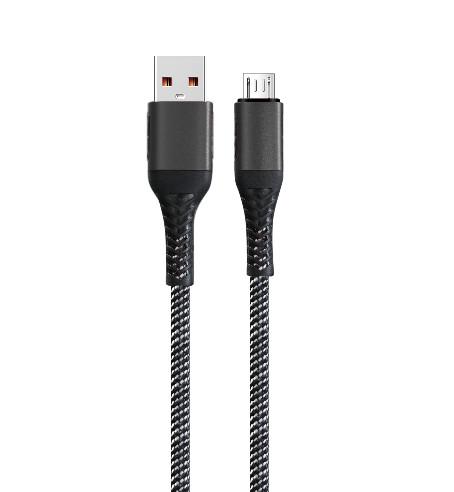 100cm Length Stylish Braided Wire Customized OEM Support Durable Nylon Aluminum Alloy Connector
