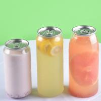 最高販売 缶ボトル ジュースビジネス Bpaフリー プラスチックボトル 完全に開ける 再利用可能なジュースボトル オーダーメイドロゴ