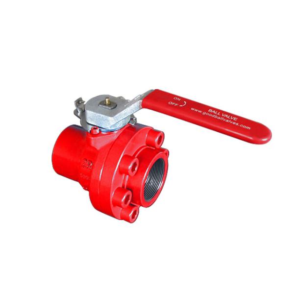 Oilfield Threaded Ball Valve Manifold Control Valve A216 WCB Oil Patch Ball Valve