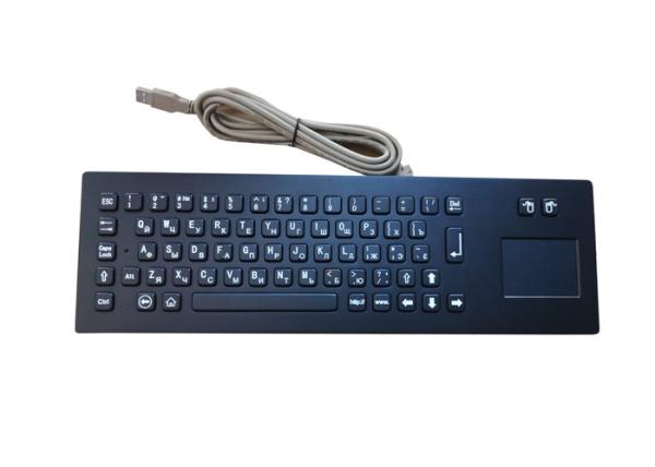 2.5m Cable PS2 SS304 Panel Mounted Keyboard IP65 Track Pad
