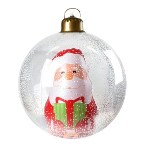 24-inch inflatable Christmas ball, Christmas inflatable LED light ball, Santa