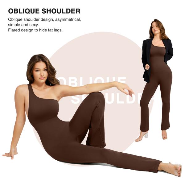 Women's Seamless Tummy Control Rompers Jumpsuit Shapewear Bodysuit for Gender Women