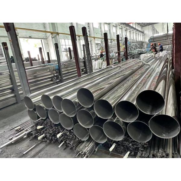 4 Inch 6 Inch Stainless Steel Tube Welded UNS S32109 S34709 Brushed Finished