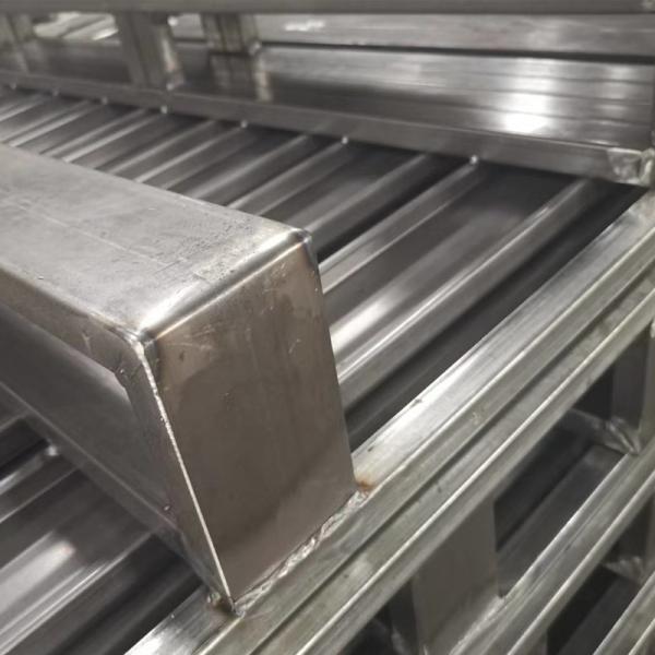 Palette d'acier d'entrepôt industriel sur mesure Palette d'acier lourd de 2 voies