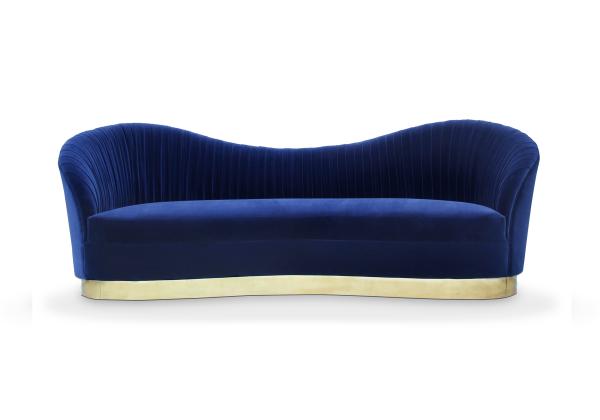 High quality nice design wedding sofa elegant velvet color rental sofa with stainless steel base event party sofa