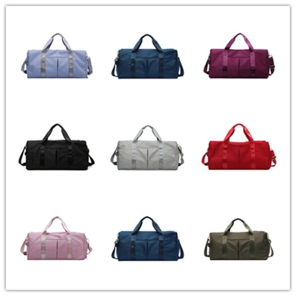 49CM 25cm Nylon Heavy Duty Large Gym Bag With Compartments Shoulder Tote