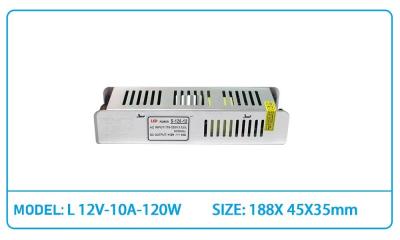 100W 120W 12V 10A AC DC Slim Power Supply LED Driver For LED Lighting
