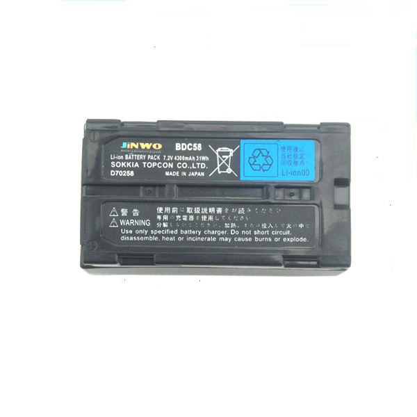 Smart Lithium Ion Battery 7.2V 3500mAh For Sokkia Bdc58 Battery Srx / Net / Set X / Sdl1X Battery