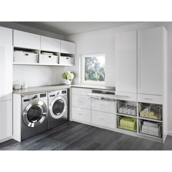 Modern Style High End Stainless Steel Laundry Room Cabinet with Plywood Door Material
