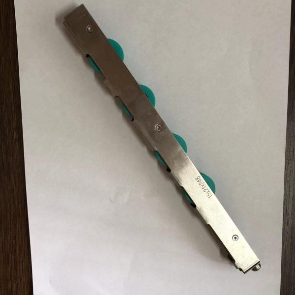 Logotipo de OEM 248mm de acero inoxidable 201 de nylon 4 ruedas de rodillo para ventanas o puertas corredizas