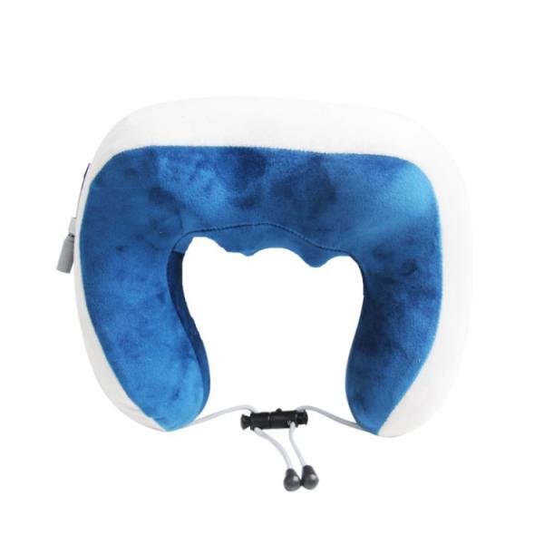 Premium U Shape Portable Trip Neck Pillow Multifunction Adjustable Memory Foam Massage Heat
