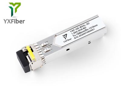 módulo ótico de MSA SFF-8472 1.25G SFP do transceptor de 1310nm BIDI