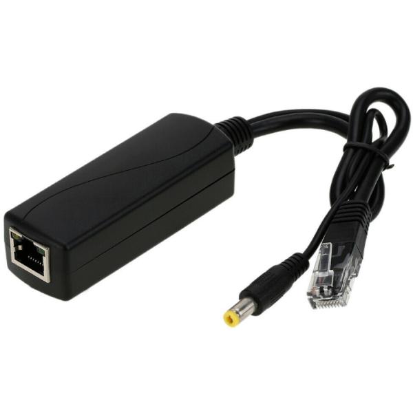 -Made 48v 10/100Mbps PoE Splitter Adapter Cable for Network Power Camera 12V 1.25A