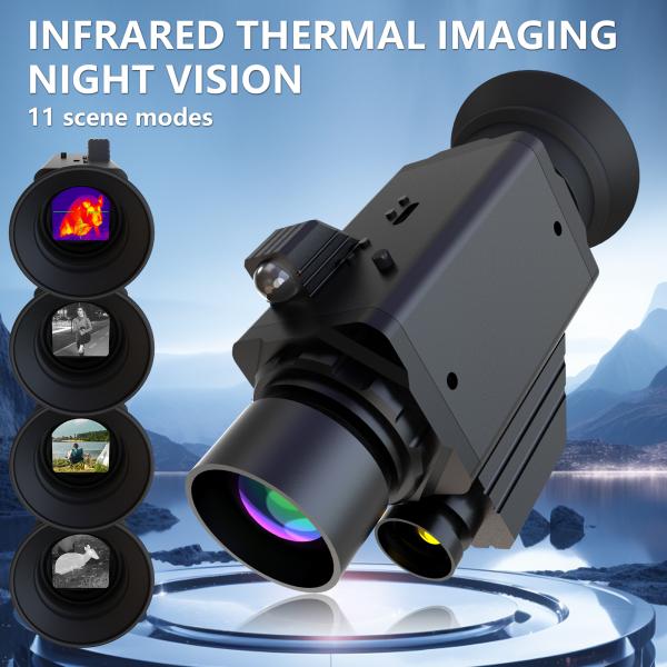 Outdoor thermal imaging night vision monocular 4k infrared heat sensing high-definition tourism detection telescope