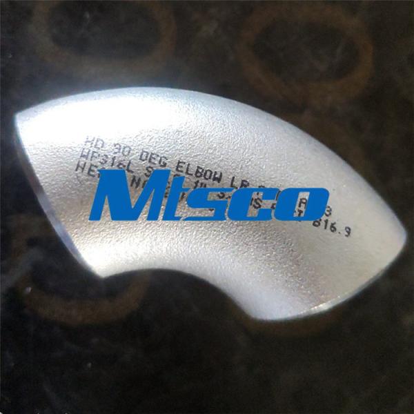 SB Surface ASTM A403 316L Stainless Steel Elbow Pipe Fitting