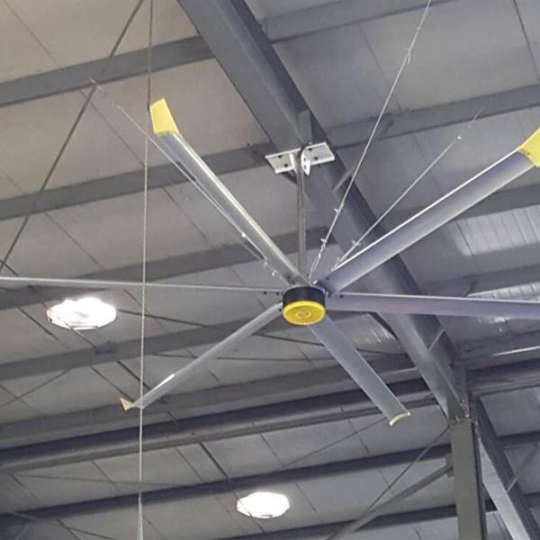 Aluminum Magnesium Alloy 6.1m 20FT HVLS Industrial Ceiling Fans for Dairy Farm Ventilation