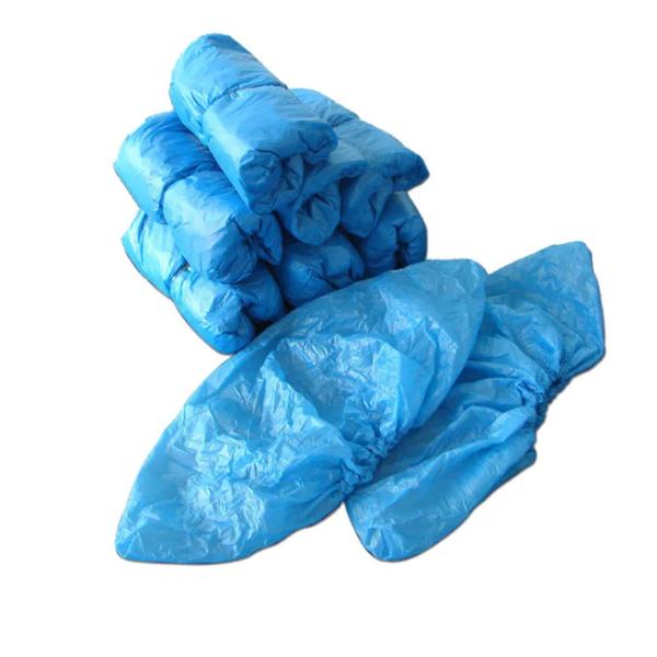 Голубой легковес больницы не смещает устранимые ботинки покрывает фильм 20GSM для внутри помещения