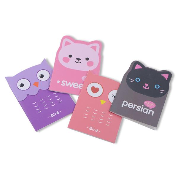 Cartoon Mini Note Book Elástico Kawaii Papel de Papel para Crianças e Meninas