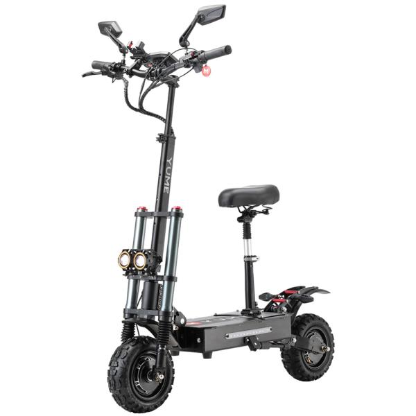 Y11 CE 60V 6000W Scooters Motorcycle Two-wheel Scooter for Citycoco Mopped Wide Wheel